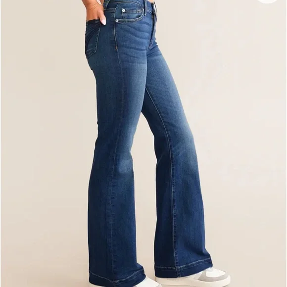 7 for All Mankind Dojo Trouser Stretch Jean Sz 24x32 - Picture 5 of 10